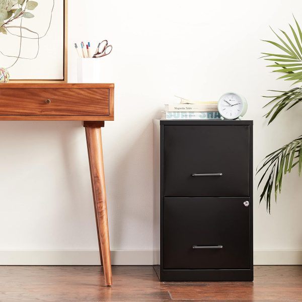 Lorell 14341 18 Deep 2-Drawer File Cabinet, Black - Image 16